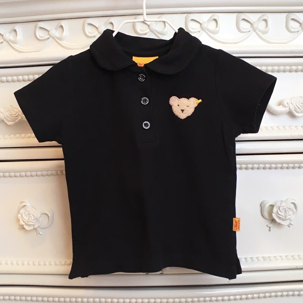 RaRe STEIFF BEAR Girls polo top 12 months